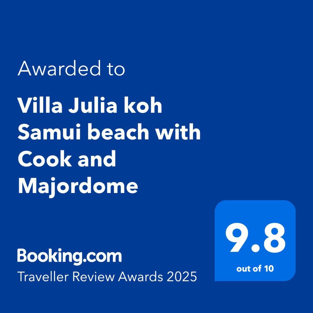 Villa Julia Koh Samui Beach With Cook And Majordome Lamai Beach  Exterior foto
